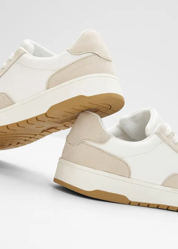 Sneaker in beige - bonprix