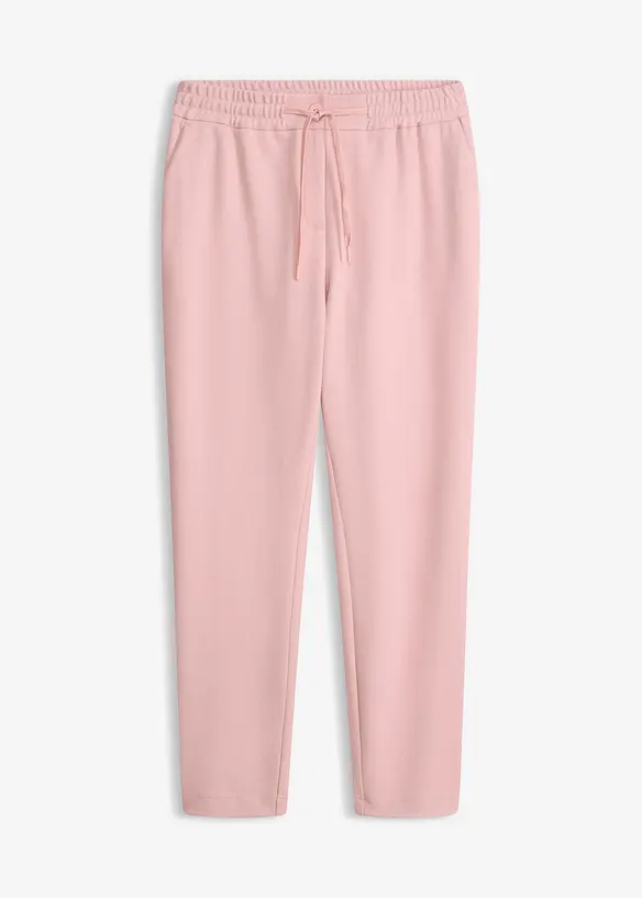 Elegante Stretch-Hose in rosa von vorne - bonprix