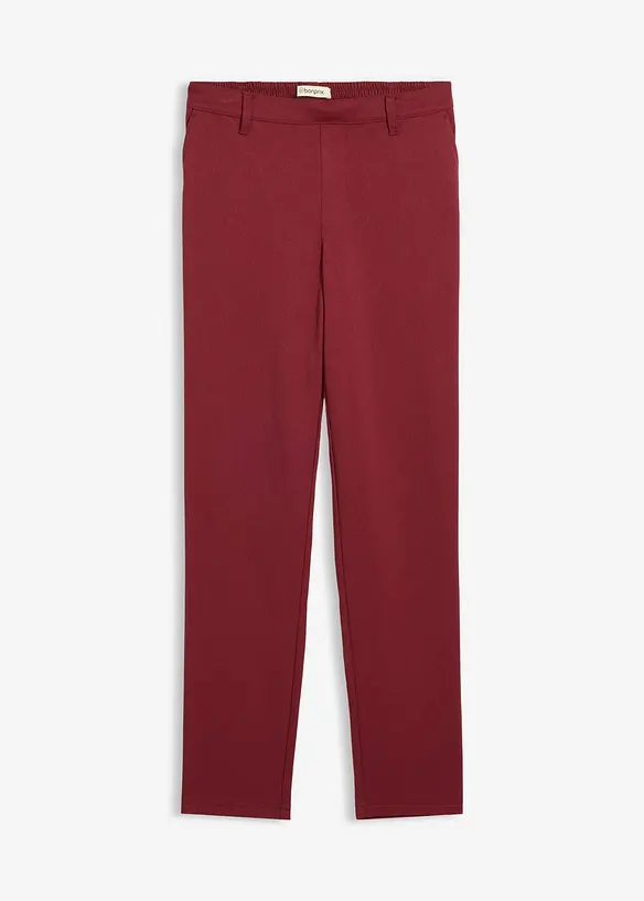 Chinohose aus Viskose-Mix in rot von vorne - bonprix Chinohose aus Viskose-Mix in rot von vorne - bonprix