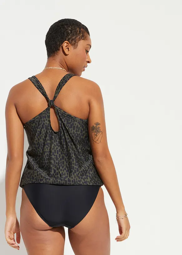 Tankini (2-tlg.Set) in grün von hinten (Totalaufnahme) - bonprix