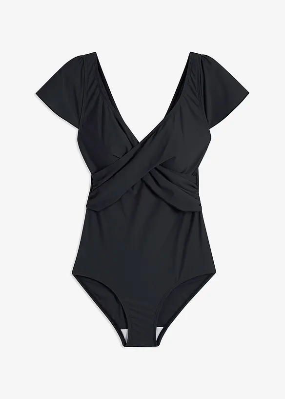 Light Shape-Badeanzug in schwarz von vorne - bonprix