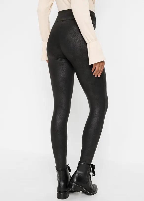 Thermo-Leggings mit Beschichtung in schwarz von hinten - bonprix Thermo-Leggings mit Beschichtung in schwarz von hinten - bonprix
