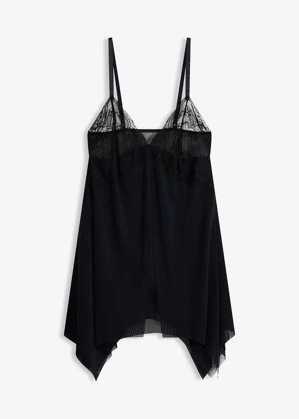 Negligé in schwarz von vorne - bonprix
