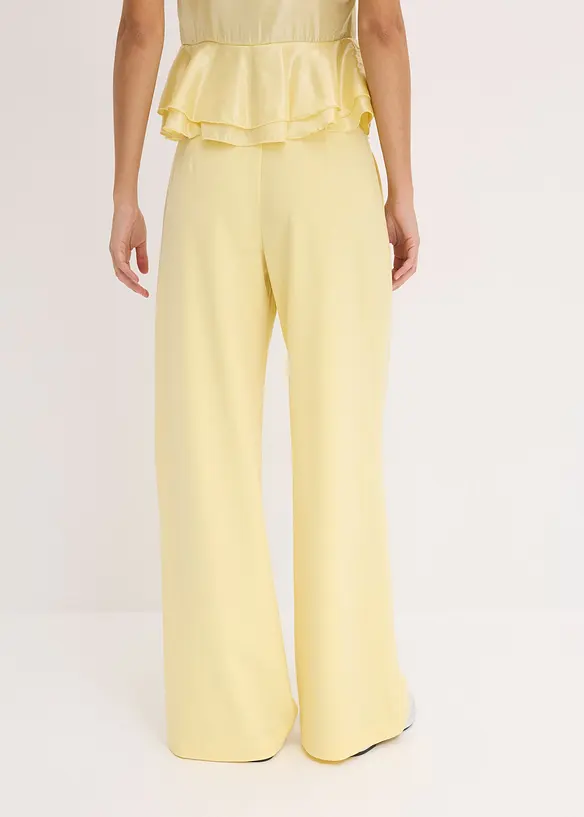 Marlenehose in gelb von hinten - bonprix