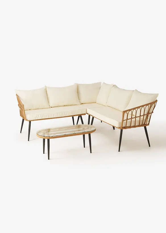 Gartenmöbel Set (2-tlg.) in beige - bonprix
