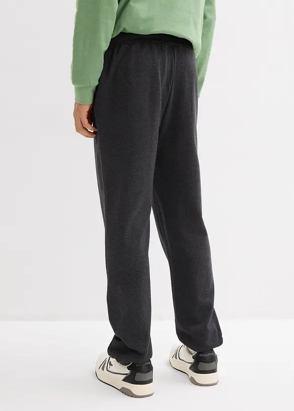 Jogginghose (2er Pack) in schwarz von hinten - bonprix