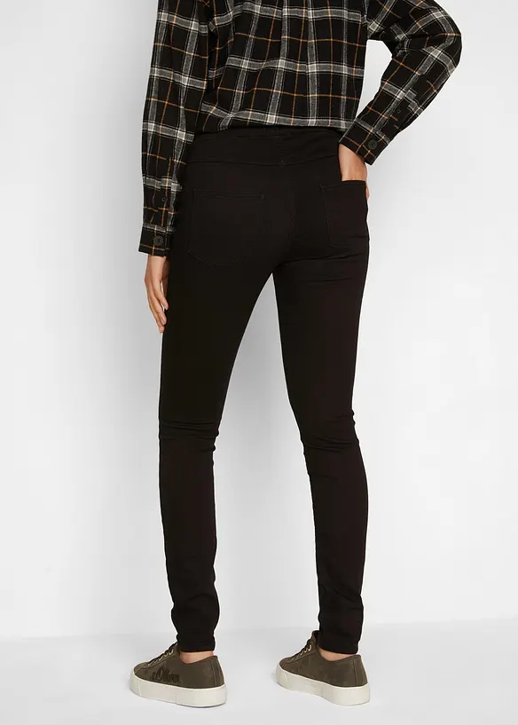 Wärmende Jeggings in schwarz von hinten - bonprix Wärmende Jeggings in schwarz von hinten - bonprix