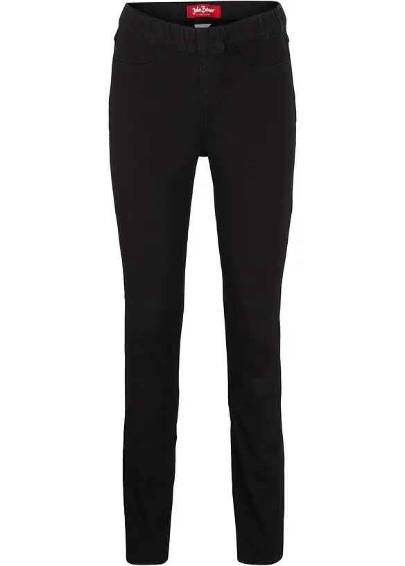Wärmende Jeggings in schwarz von vorne - bonprix Wärmende Jeggings in schwarz von vorne - bonprix