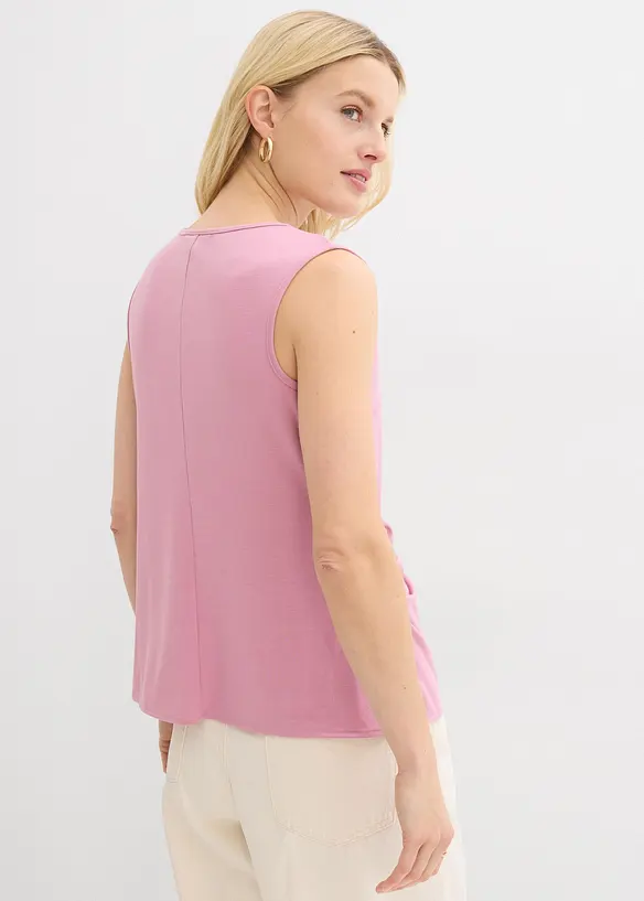 Asymmetrisches Top in rosa von hinten (im Anschnitt) - bonprix