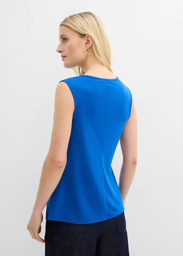 Asymmetrisches Top in blau von hinten (im Anschnitt) - bonprix