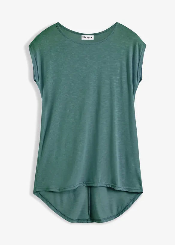 Longshirt aus Viskose-Mischung in grün von vorne - bonprix Longshirt aus Viskose-Mischung in grün von vorne - bonprix