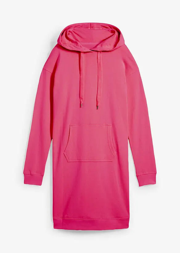 Mini-Sweatkleid in pink von vorne - bonprix