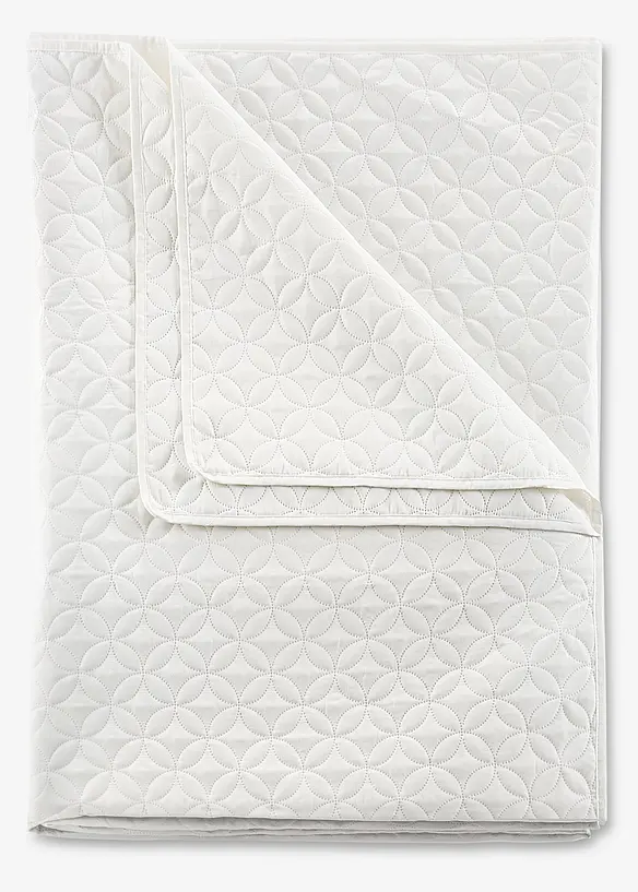 Tagesdecke mit Steppung in beige von vorne - bonprix