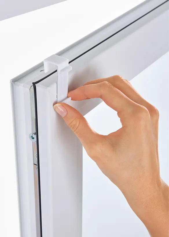 Schnurloses Doppelrollo in grau - bonprix