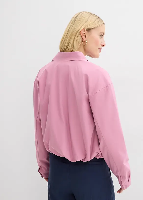 Blouson in rosa von hinten (im Anschnitt) - bonprix