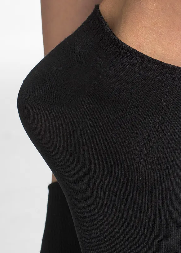 Sneakersocken mit Bio-Baumwolle (8er Pack) in schwarz - bonprix