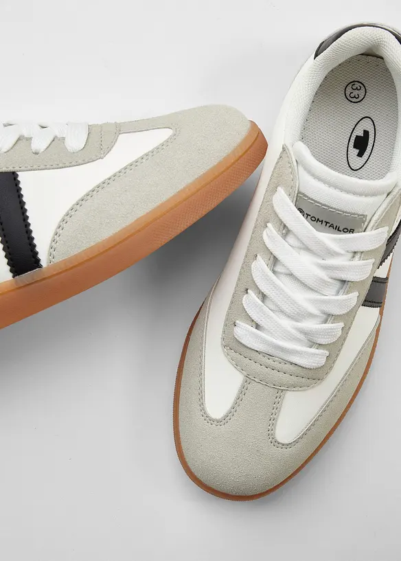 Tom Tailor Sneaker im Retrolook in weiß - Tom Tailor