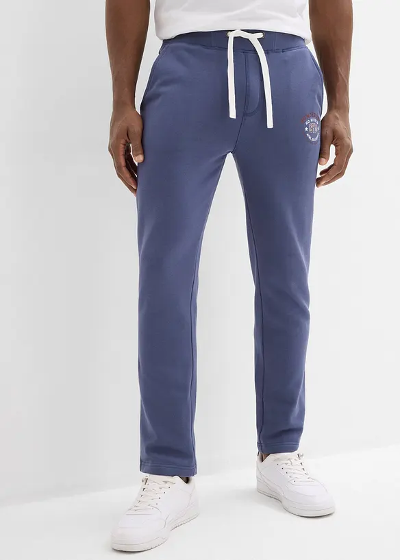 Jogginghose in Regular Fit in blau von vorne - bonprix