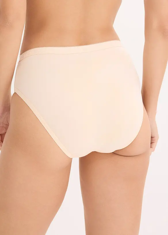 Maxislip (4er Pack) in grau von hinten - bonprix