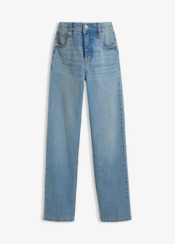 Umstandsjeans für die Schwangerschaft und danach, ankle length in blau von vorne - bonprix