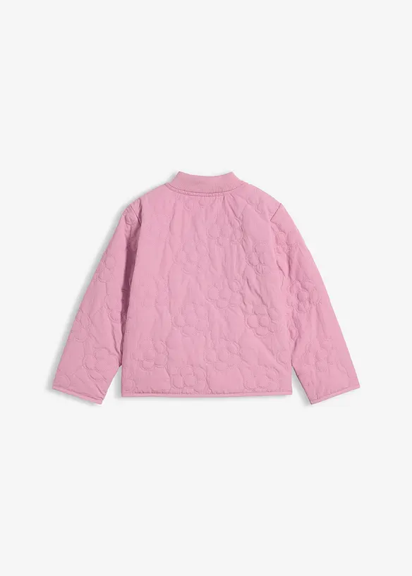 Steppjacke leicht wattiert in rosa von hinten - bonprix