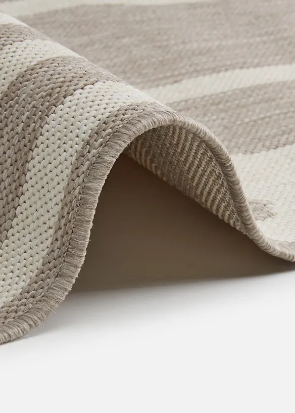 In-und Outdoor Teppich mit graphischer Musterung in grau (Detailaufnahme) - bonprix