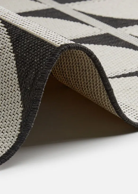 In-und Outdoor Teppich mit graphischer Musterung in beige (Detailaufnahme) - bonprix