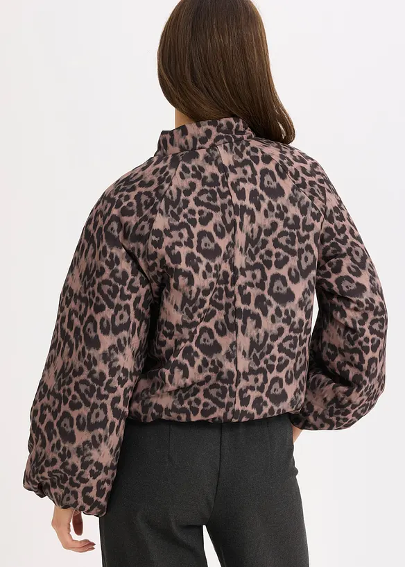 wattierter Blouson in braun von hinten (im Anschnitt) - bonprix