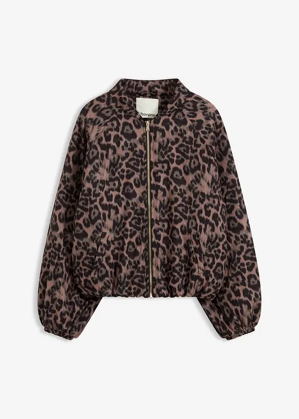 wattierter Blouson in braun von vorne - bonprix