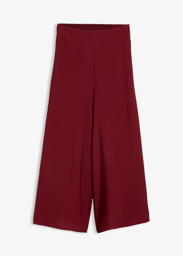 Culotte aus Viskose-Mix in rot von vorne - bonprix
