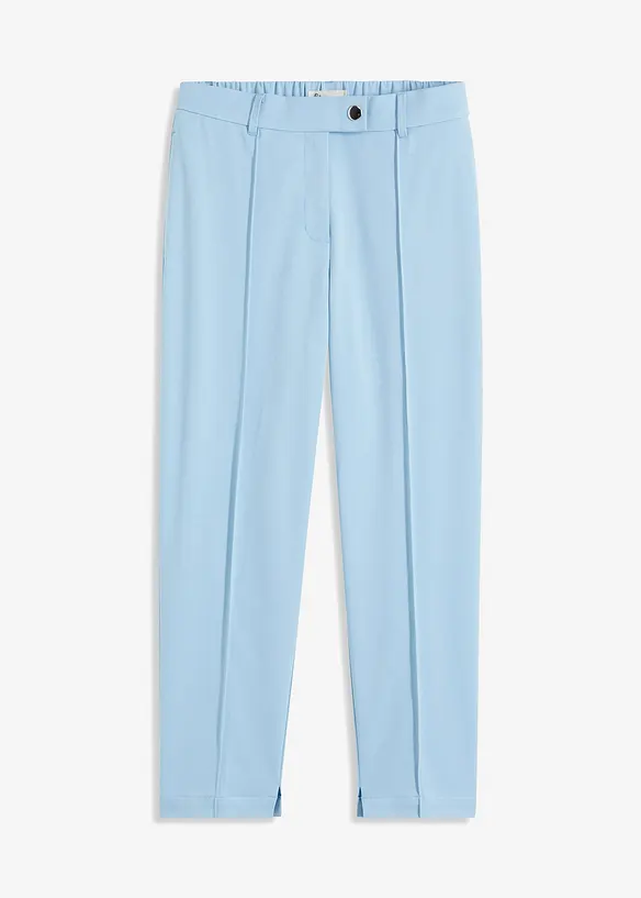 Hose mit Bequembund in blau von vorne - bonprix