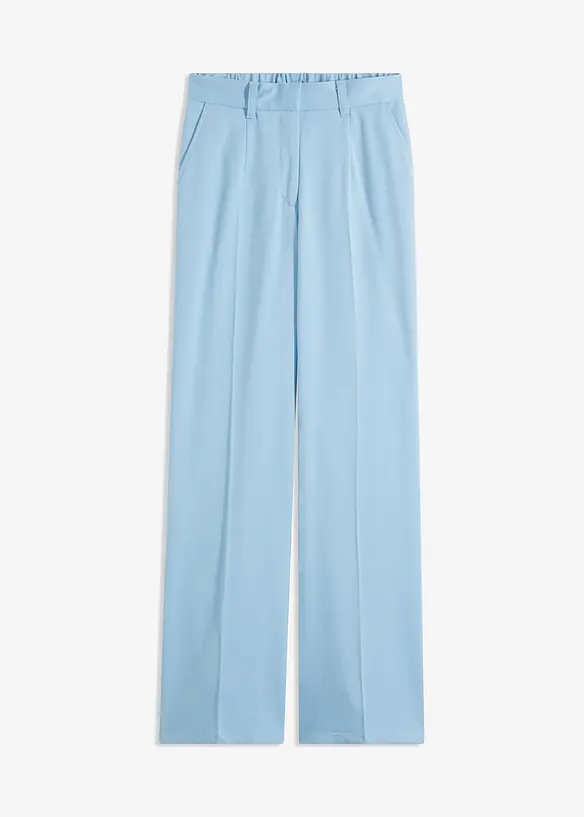Hose mit Bequembund in blau von vorne - bonprix