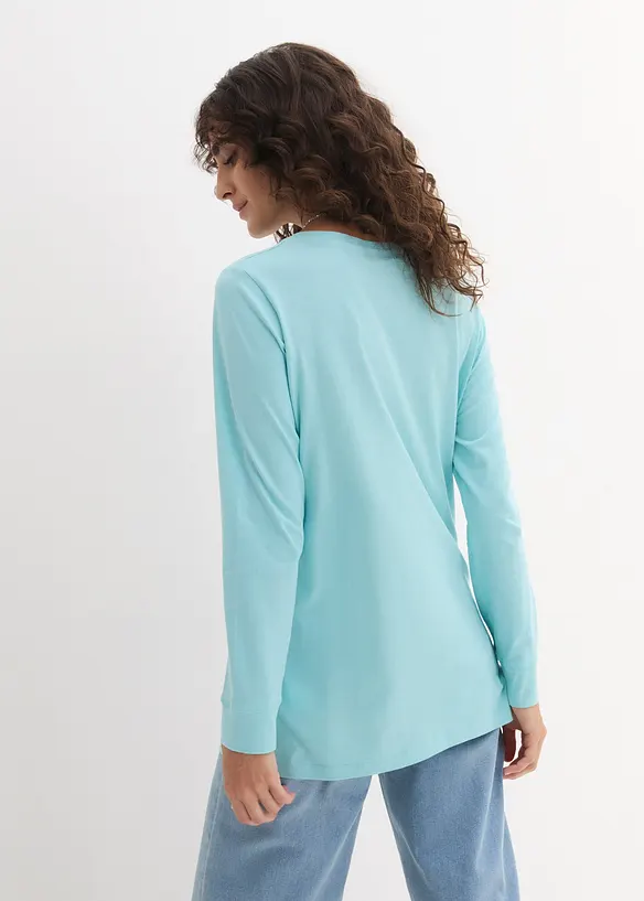 Longshirt mit Rundhalsausschnitt, Langarm (5er Pack) in rosa von hinten (im Anschnitt) - bonprix Longshirt mit Rundhalsausschnitt, Langarm (5er Pack) in rosa von hinten (im Anschnitt) - bonprix