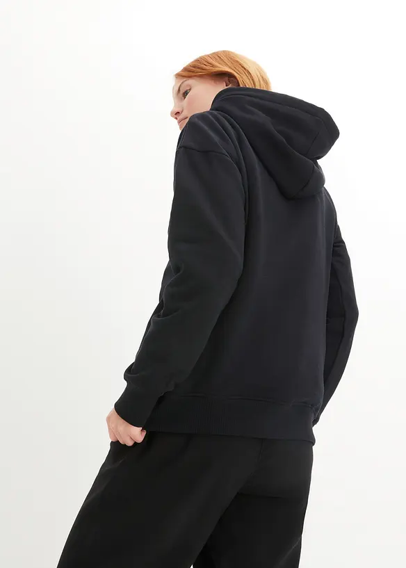 Oversize Hoodie in schwarz von hinten (im Anschnitt) - bonprix Oversize Hoodie in schwarz von hinten (im Anschnitt) - bonprix