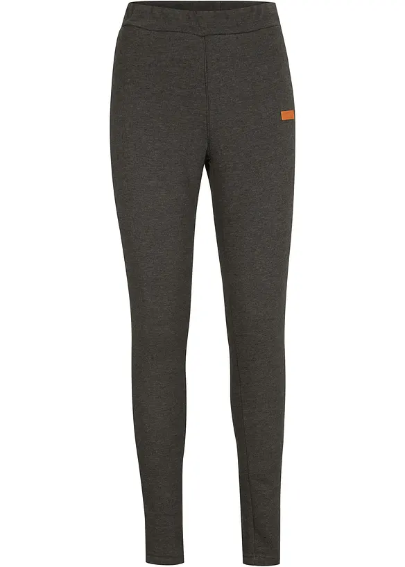 Thermo-Leggings mit Teddyfutter in grau von vorne - bonprix Thermo-Leggings mit Teddyfutter in grau von vorne - bonprix