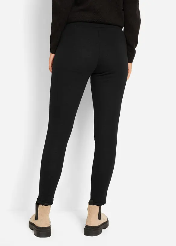 Thermo-Leggings mit Teddyfutter in schwarz von hinten - bonprix Thermo-Leggings mit Teddyfutter in schwarz von hinten - bonprix