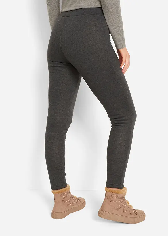 Thermo-Leggings mit Teddyfutter in grau von hinten - bonprix Thermo-Leggings mit Teddyfutter in grau von hinten - bonprix