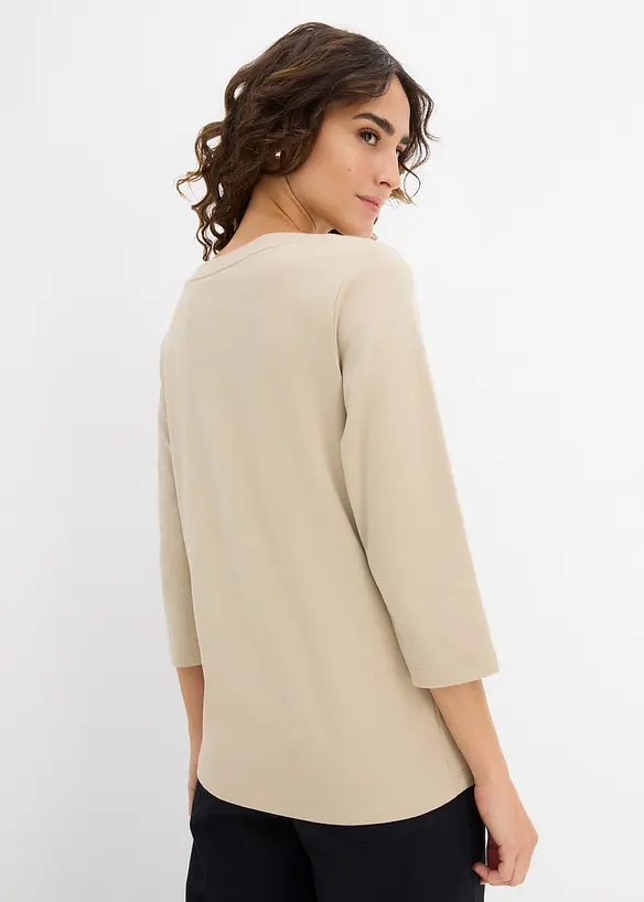 Shirt aus reiner schwerer Bio-Baumwolle in grün von hinten (im Anschnitt) - bonprix Shirt aus reiner schwerer Bio-Baumwolle in grün von hinten (im Anschnitt) - bonprix