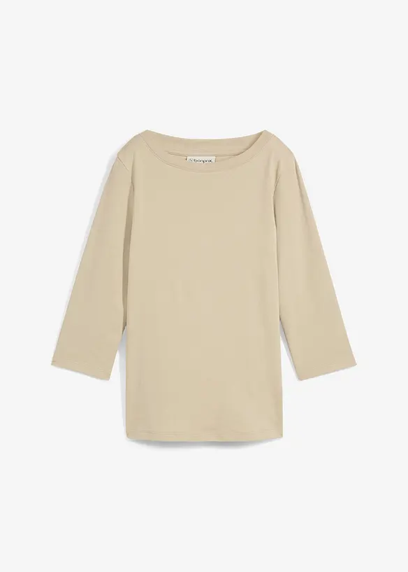 Shirt aus reiner schwerer Bio-Baumwolle in grün von vorne - bonprix Shirt aus reiner schwerer Bio-Baumwolle in grün von vorne - bonprix