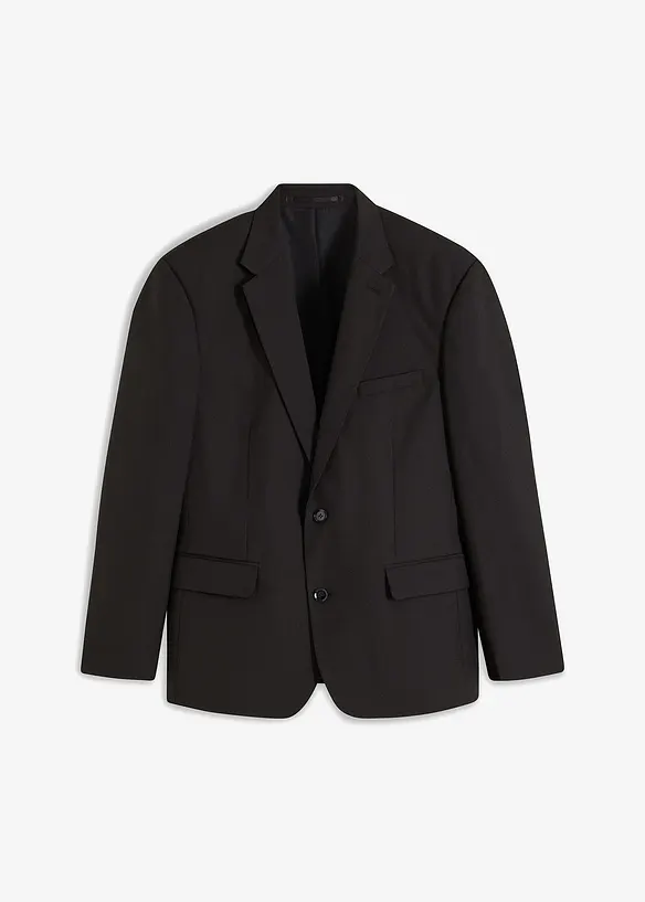 Baukasten-Sakko in Regular Fit in schwarz von vorne - bonprix