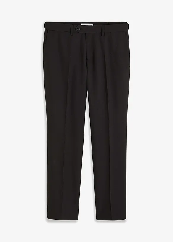 Baukasten-Anzugshose in Regular Fit in schwarz von vorne - bonprix
