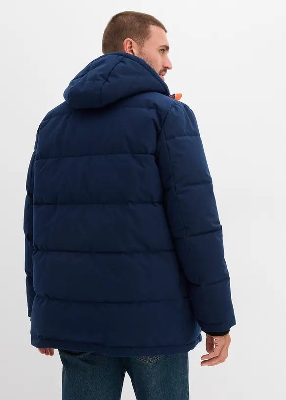 Wasserabweisende Funktionsjacke in blau von hinten (im Anschnitt) - bonprix