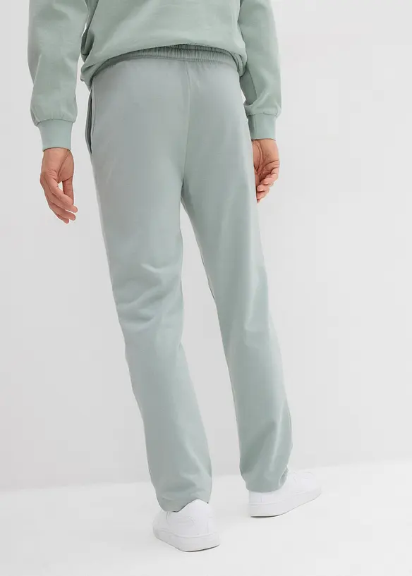 Jogginghose in Regular Fit in grau von hinten - bonprix