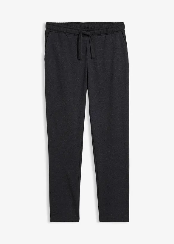 Jogginghose in Regular Fit in grau von vorne - bonprix
