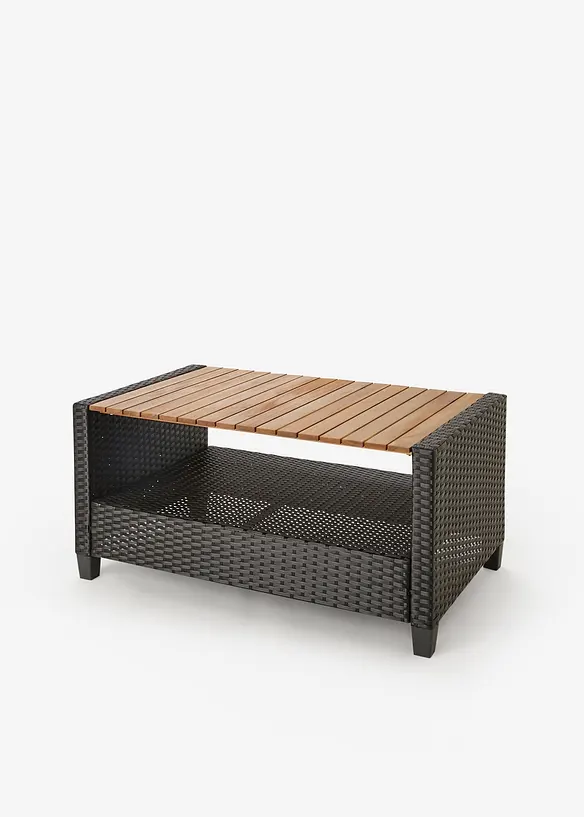 Gartenmöbel-Set (4-tlg. Set) in schwarz - bonprix