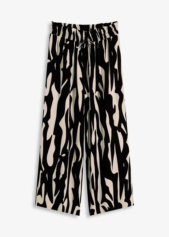 Strandhose in schwarz von vorne - bonprix