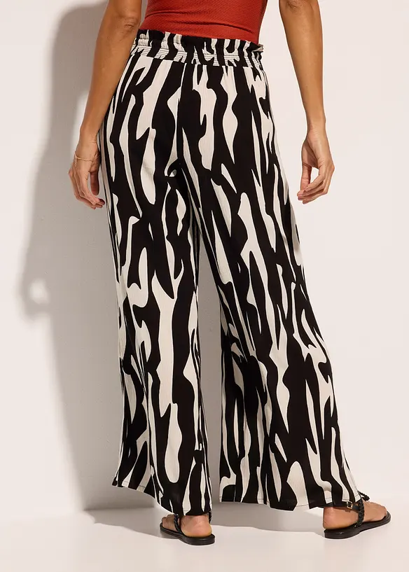 Strandhose in schwarz von hinten - bonprix