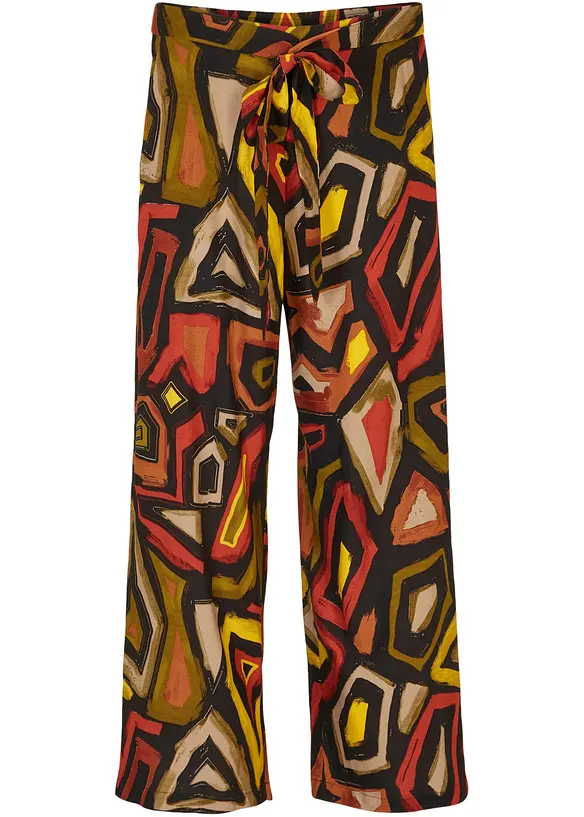 Viscose-Culotte in rot von vorne - bonprix Viscose-Culotte in rot von vorne - bonprix