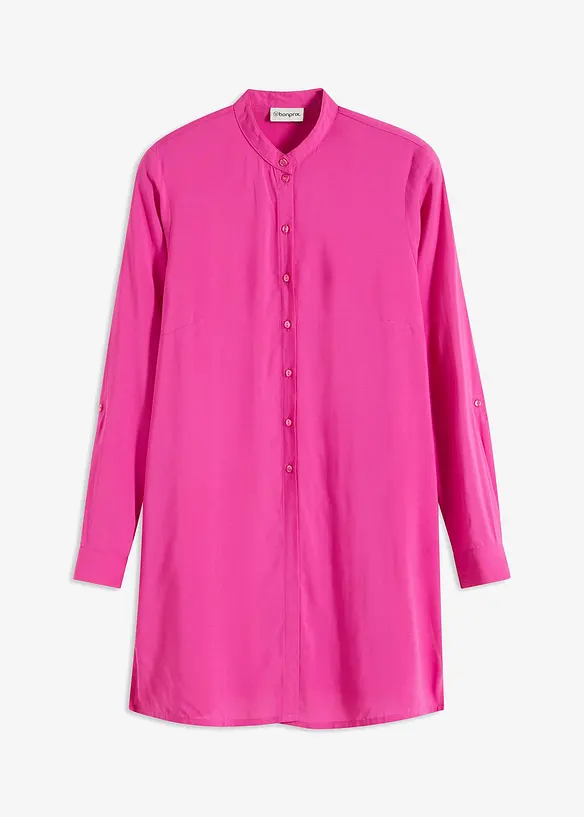 Viskose Longbluse in pink von vorne - bonprix Viskose Longbluse in pink von vorne - bonprix