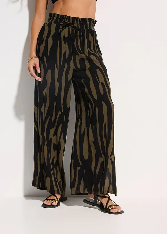 Strandhose in grün von vorne - bonprix